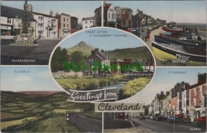 Yorkshire Postcard -  Greetings From Cleveland   RS30605