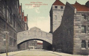 Pittsburgh PA, Allegheny County Court House & Jail, Prison, Local Publisher 1910