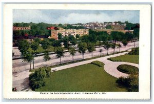 1920 Plaza Independence Day Street Kansas City Missouri Vintage Antique Postcard