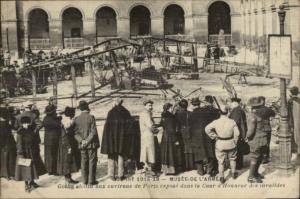 WWI Military Museum Paris France Airplanes? c1920 Postcard