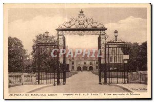 Old Postcard Chateau de Marchais Aisne Property S A S Louis