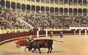 Pase De Muleta Tarjeta Postal, Bullfighting Unused 