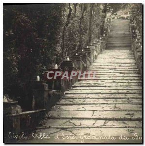 Old Postcard Villa d'Este Tivoli gradunata