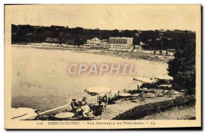 Old Postcard Perros Guirec View Generale De Trestraou