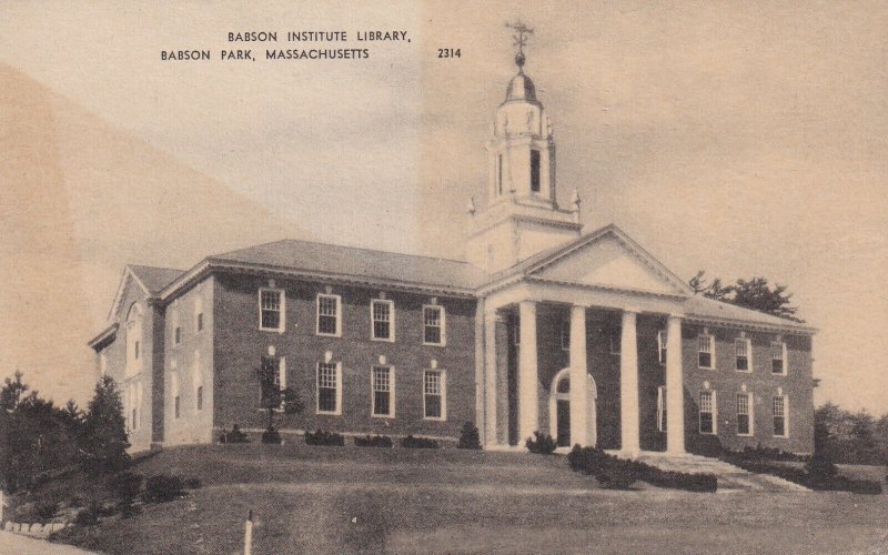 BABSON PARK, Massachusetts, 1900-1910s; Babson Institute LIbrary