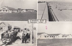 St Marys Bay Holiday Camp Kent Chalets Typhoon Real Photo Postcard