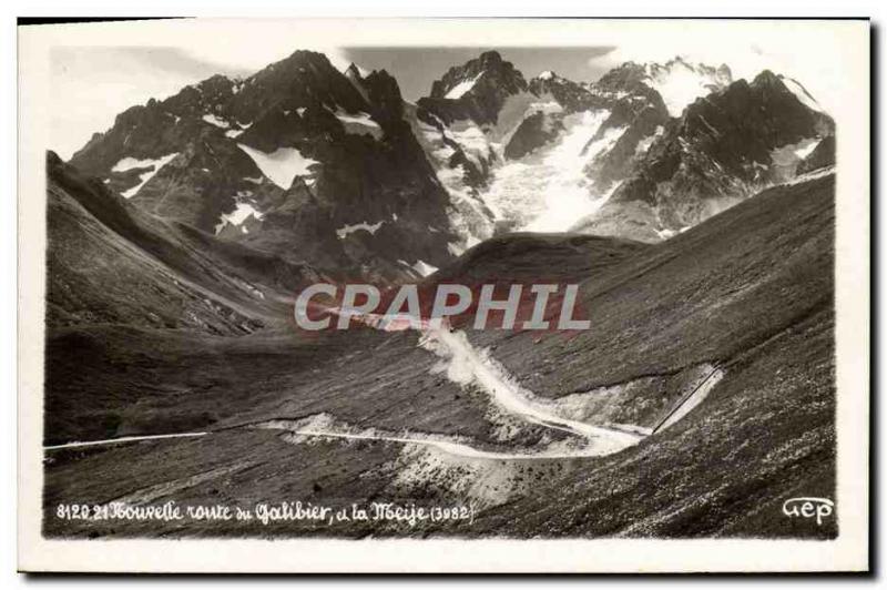 Galibier and the Meije Old Postcard Velo Cycle Cycling Route