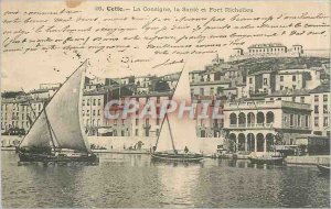 Old Postcard This setpoint The Health and Fort Richelieu Boat