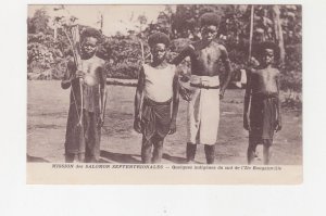 PAPUA NEW GUINEA, c1910 ppc  South Bougainville Natives, Salomon Septentrionales