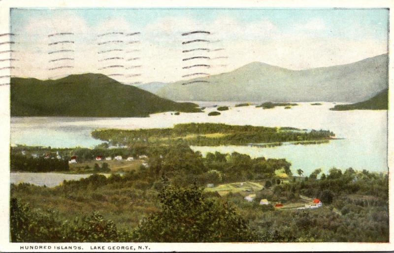 New York Lake George The Hundred Islands 1927