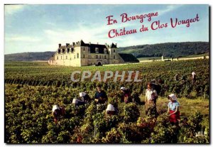 Postcard Modern Burgundy Chateau Du Clos Vougeot