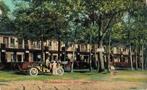 USA The Allendale Hotel Gull Lake Michigan Vintage Postcard 08.25