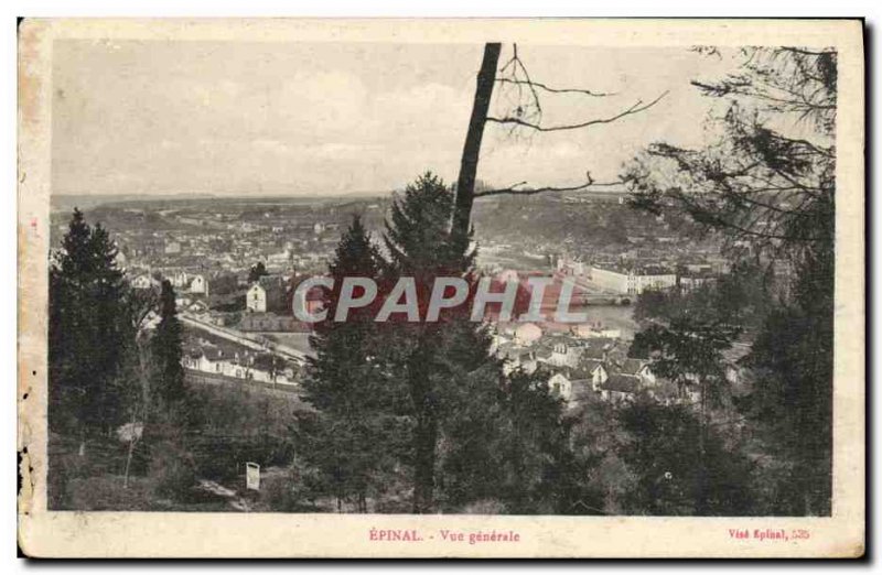 Old Postcard Epinal General view