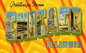 Large Letter - Chicago, Illinois
