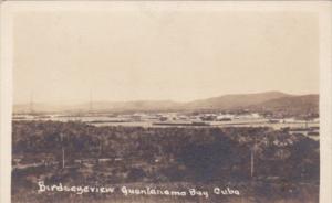 Cuba Birds Eye View Of Guantanamo Bay Real Photo