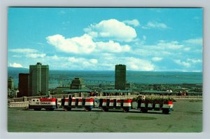 Montreal- Quebec, Mount Royal Lookout, Miniature Train, Chrome Postcard