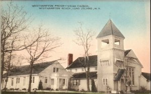 Westhampton Beach Long Island New York NY Presbyterian Church Postcard