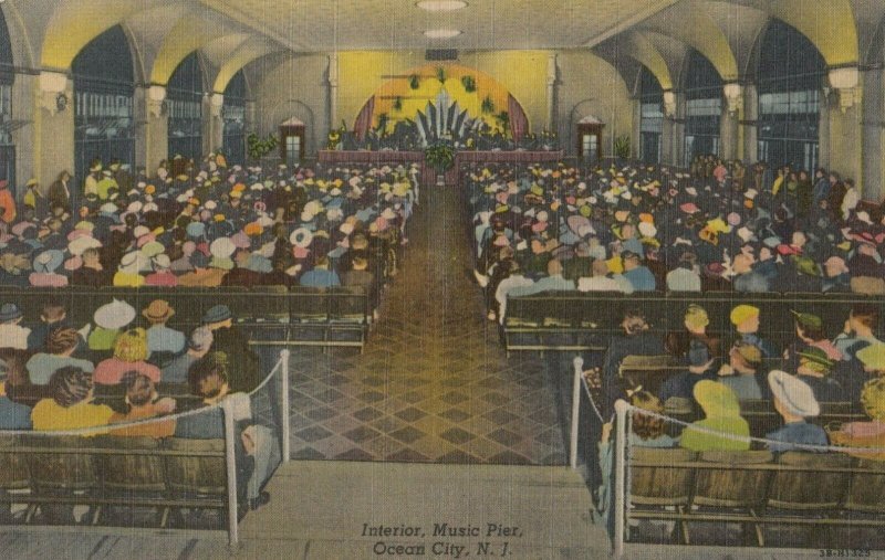 OCEAN CITY , New Jersey, 1930-40s ; Interior , Music Pier