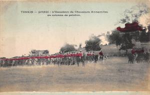 BR62504 tonkin hanoi vietnam military l  escadron de chasseurs  annamites