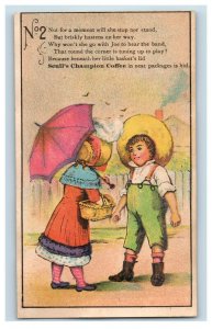 1870-80's Scull's Champion Coffee William S. Scull #2 Trade Card P140