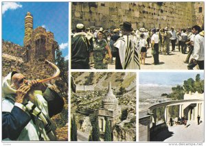 5-view postcard ,  ISRAEL, 50-70s