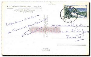 Modern Postcard La Grave La Chapelle en Oisans and Meije Terrasses