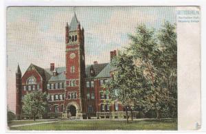 Recitation Hall Gettysburg College Pennsylvania 1907 Tuck postcard