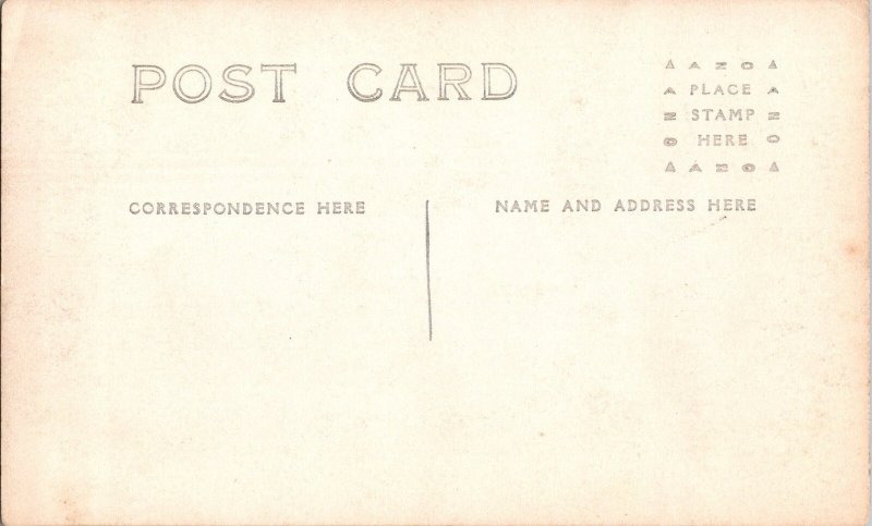 RPPC Family In Kitchen Antique Postcard c1910 Ki9