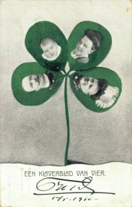 Netherlands Royalty Family Four Leaf Clover 06.90