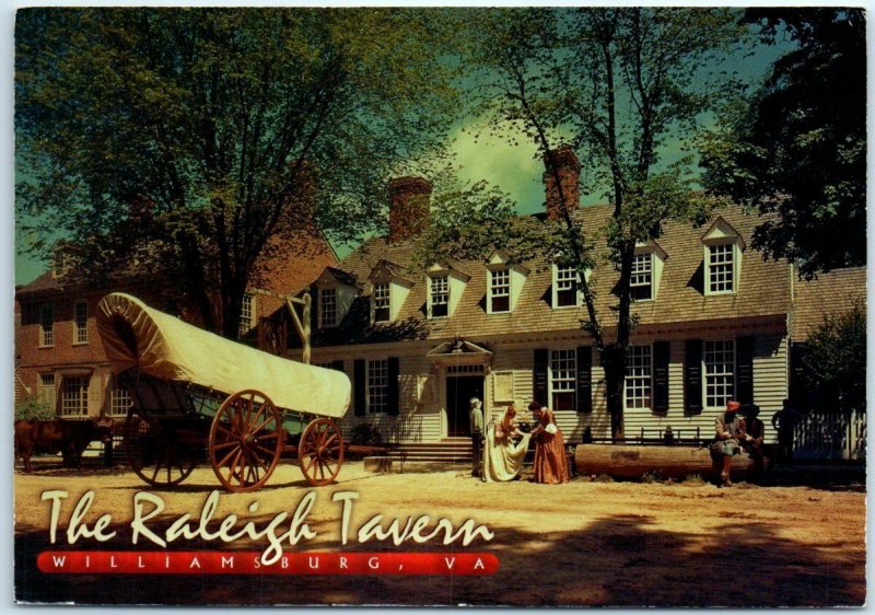 Postcard - The Raleigh Tavern - Williamsburg, Virginia