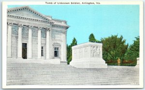 Postcard - Tomb of Unknown Soldier - Arlington, Virginia
