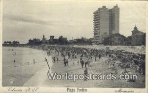 Playa Pocitos Montevideo Uruguay, South America Writing on back 