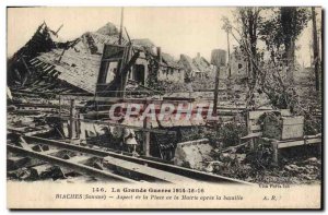 Old Postcard The Great War Militaria 1914 15 16 Sum Biches Aspect of the Town...