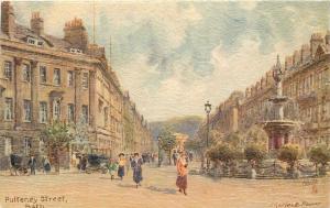 Auto Bath 1920s Tuck UK Pulteney Street Postcard 826