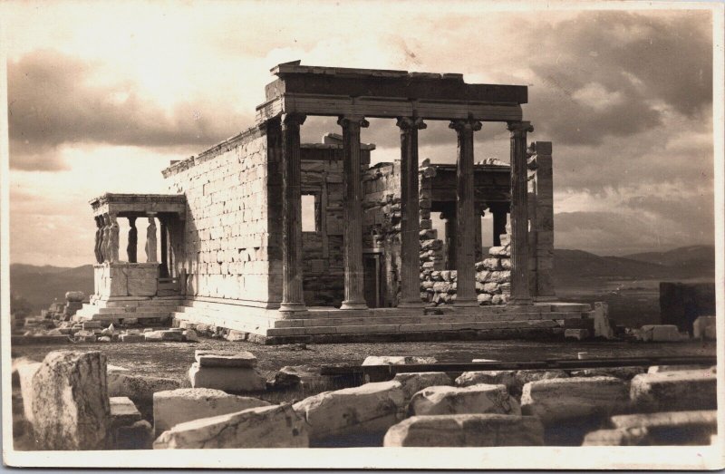 Greece Athens Acropolis Vintage RPPC C193