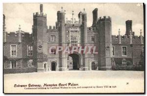 Postcard Old Entrance Gateway Hampton Court Palace