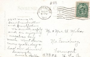 Vintage Postcard 1911 Victoria Jubilee Bridge St. Lawrence River Montreal Canada