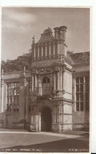 Northamptonshire Postcard - Kirby Hall - Entrance to Hall - Ref TZ2634