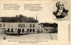 CPA ARCIS-sur-AUBE Maison de Danton Aube (100917)