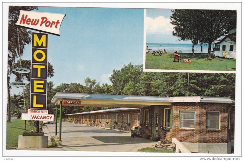 ORILLA, Ontario, Canada, 1940-1960's; New Port Motel on Highway #11