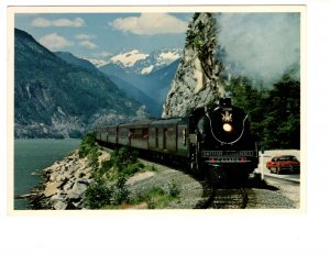 Train on Tracks, Royal Hudson, Howe Sound, British Columbia,