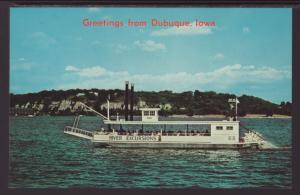 Greetings From Dubuque,IA River Boat