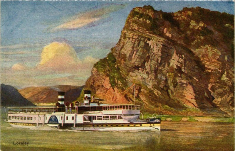 CPA AK Steamer - Loreley - Rhein- Germany SHIPS (911883)