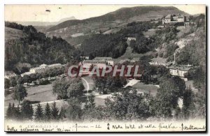 Old Postcard Uriage les Bains Panorama