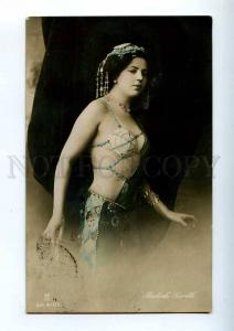 216381 Madiah SURITH Famous BELLY DANCER Vintage PHOTO tinted