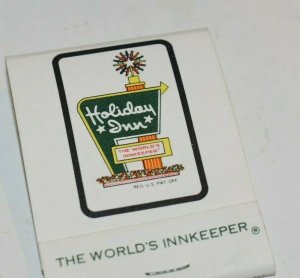 Holiday Inn The World's Innkeeper 20 Strike White Matchbook