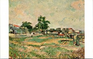 postcard art - Paul Cezanne -  Landscape in Provence