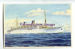 LS0191 - Home Lines Liner - Italia - art postcard