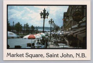 Market Square, Saint John, New Brunswick, View Towards The Harbour, Postcard #1