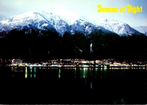 Alaska Juneau Skyline At Night